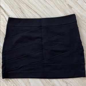 Express black sz 6 mini skirt